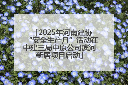 2025年河南建协“安全生产月”活动在中建三局中原公司滨河新居项目启动