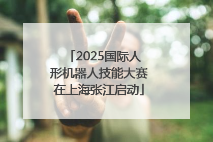 2025国际人形机器人技能大赛在上海张江启动